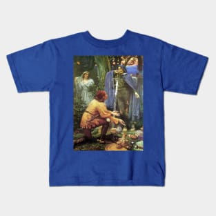 Bertuccio’s Bride - Edward Robert Hughes Kids T-Shirt